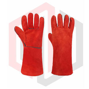 2025 Gants de barbecue et de soudage en cuir robuste Gants de sécurité résistants au feu - Product Image 1