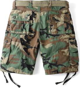 กางเกงขาสั้นคาร์โก้2025สำหรับผู้ชายมีหลายกระเป๋าสัมผัสนุ่มเหมาะสำหรับเจ้าของร้านเสื้อผ้าโลโก้ตามสั่ง - Product Image 2