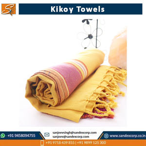 Eco-Friendly Kikoy <b>Towel</b> Luxurious <b>Towel</b> Customized Beach <b>Towel</b> with Logo and Design Manufacturer in India - Product Image 6