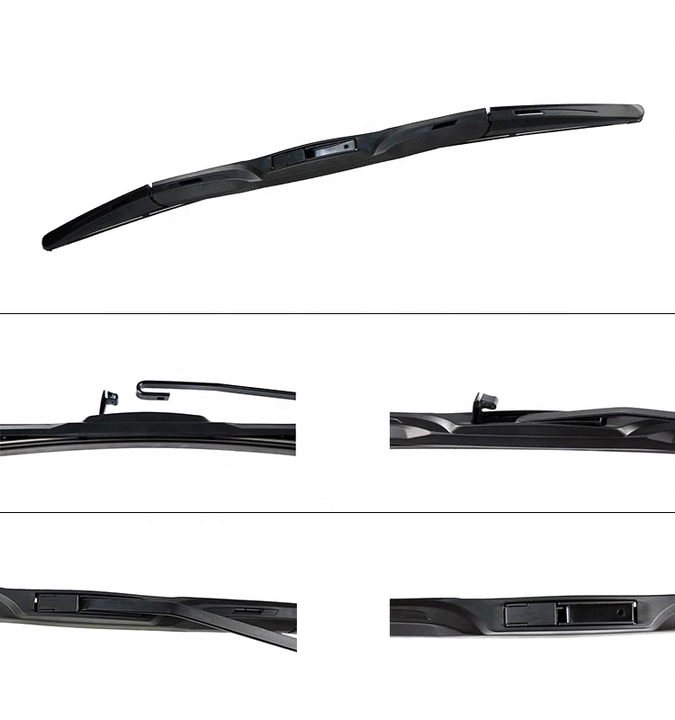 2022 Kction Soft Hybrid 3 Section Front Windshield Wiper Blades Frameless Car Hybrid Wiper Blade Windscreen Wipers