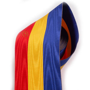 Rubans de ceintures de prix imprimés académiques Prix d'uniforme de cérémonie Fil recyclé Couleurs de taille personnalisées pour accessoires d'uniformes - Product Image 1