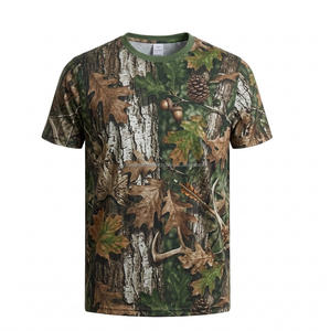 Camiseta de Caza de Secado Rápido, 100% Algodón Peinado, Manga Corta, Rendimiento Anti-Pilling, Ajuste Holgado - Product Image 1