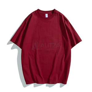 Camisetas de gran tamaño listas para enviar logotipo personalizado algodón orgánico diseño de logotipo estampado personalizado Unisex hombro caído estilo Hip Hop camisetas de hombre - Product Image 3