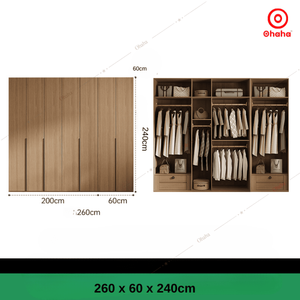 Armario moderno de madera de ingeniería Ohaha - HD016 - Product Image 6