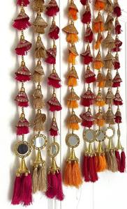 Tissu Gota pour décoration murale, fil de soie pour la décoration de fond, pour mandap, fonction de mariage et temple, décoration intérieure - Product Image 2