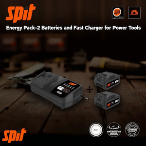 Spit Energy Pack-2 Batteries and Fast Charger for <b>Power</b> <b>Tools</b> - Product Image 3