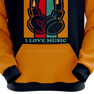 Pull à capuche imprimé numérique 3D grande taille pour hommes sweat-shirt extraterrestre à sublimation personnalisée Streetwear graphique surdimensionné à capuche - Product Image 3