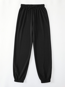 Pantalones Deportivos con Estampado de Esqueleto y Pedrería, Talla Grande, Pierna Ancha, Estampados para Invierno, Regreso a Clases, Graduación - Color Sólido - Product Image 3