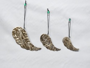 Decoraciones de Navidad hechas a mano a granel, hoja de Metal de cobre y hierro para el hogar, festivales, decoración elegante del hogar, plástico artificial - Product Image 6