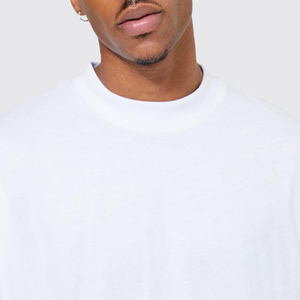 High Quality 100% Cotton Luxury Quality Drop Shoulder Custom logo Desgin Streetwear Plain <b>Tshirt</b> for Men - Product Image 6