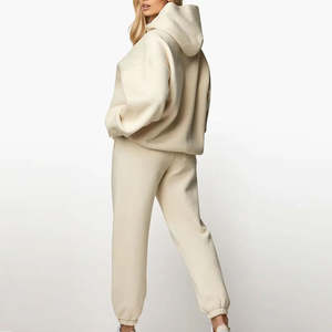 Ensemble de survêtement décontracté tendance pour femmes, sweat-shirt et pantalon confortables, tenue de sport pour tous les jours, support OEM - Product Image 6