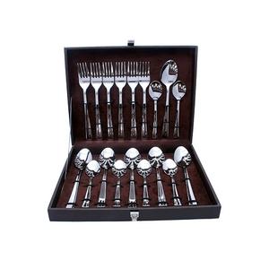 Juego de cubiertos de acero inoxidable pulido con mango de nudo, vajilla moderna y elegante de color negro para uso diario, 5 unidades, gran oferta - Product Image 4