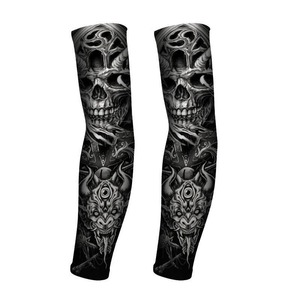 ปลอกแขนสักแขนเสื้อแบบระเหิดคุณภาพสูงปลอกแขนป้องกันรังสียูวีสุดเท่สำหรับแขนเสื้อบาสเก็ตบอลฟุตบอลขี่จักรยาน - Product Image 4