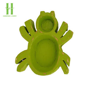 BEST SELLER Bougie en bois d'acacia, porte-bougie pour la maison, décoration de fête, décoration d'Halloween, fabriqué au Vietnam - Product Image 3