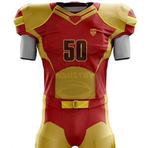 Los mejores uniformes de fútbol americano al por mayor de alta calidad, conjunto de Jersey de sarga de aparejos juveniles, diseño transpirable - Product Image 3