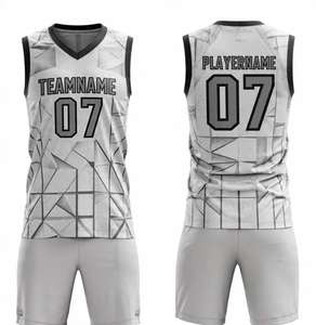 Uniforme de Baloncesto Personalizado con Logotipo de Equipo al por Mayor de Fábrica, Uniforme de Baloncesto para Adultos, Uniforme de Baloncesto Completo para Equipo, Jersey de Baloncesto - Product Image 3