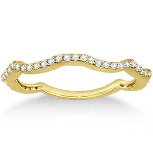 แหวนหมั้นเพชรอินฟินิตี้ทองคำ 14K สีเหลืองพร้อมวงแหวน 0.65 กะรัต - Product Image 1