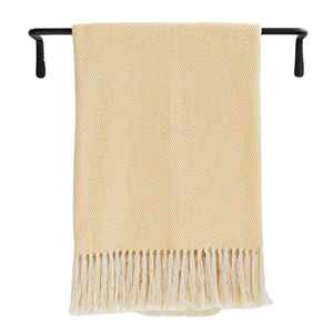 Gran oferta, manta de invierno de tamaño Extra grande de lino suave 100%, mantas Jacquard de algodón de Color sólido grande - Product Image 1