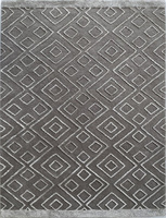 Designer Luxury Indian Hand Tufted Custom Rug Set Elegant Area Rugs Home Prayer High Quality Viscose Wool Non-Slip Geometric