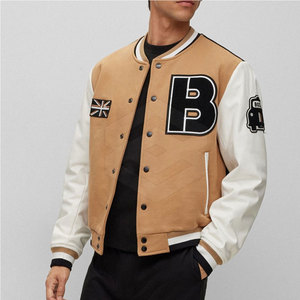 Nouvelle veste de baseball pour homme à la mode, col montant, design unique, qualité supérieure, respirante, personnalisable, en polyester/coton - Product Image 5