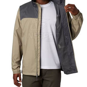 เสื้อกันลมสำหรับผู้ชายมีฮู้ดระบายอากาศได้ดีมีโลโก้ด้านหน้าสำหรับฤดูหนาวลำลองเป็นมิตรกับสิ่งแวดล้อมแห้งเร็วราคาสมเหตุสมผล - Product Image 5