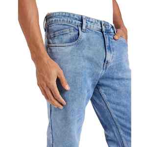 Elite Quality Bottoms <b>Professional</b> OEM Custom Service Breathable Stretchable Material New Arrival Vintage Denim Pants - Product Image 3