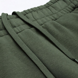 Ensemble de survêtement d'hiver pour homme, tendance, vente chaude, 100% coton, coupe ajustée, ensembles d'entraînement confortables et respirants avec fermeture éclair - Product Image 6