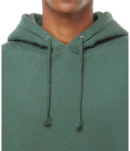 เสื้อฮู้ดแบบสวมศีรษะของผู้ชายผ้าฝ้าย100% 450GSM โลโก้กำหนดเองเสื้อครอปที่เปิดไหล่โอเวอร์ไซส์สำหรับฤดูหนาว - Product Image 5