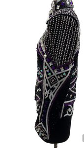 Chaqueta de espectáculo ecuestre clásica personalizada, chaquetas de equitación, ropa de equitación ecuestre de alta calidad, ropa cómoda duradera - Product Image 3