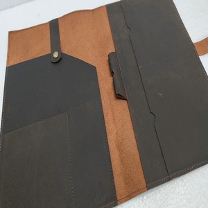 Archivadores y Carpetas de Cuero de Búfalo, Organizador de Documentos de Cuero Hecho a Mano con Múltiples Bolsillos, Proveedor Mayorista - Product Image 4