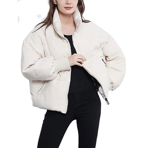 Chaquetas al aire libre fabricante directo al por mayor mujeres a prueba de viento ropa de invierno abrigo de invierno chaqueta acolchada de moda - Product Image 5