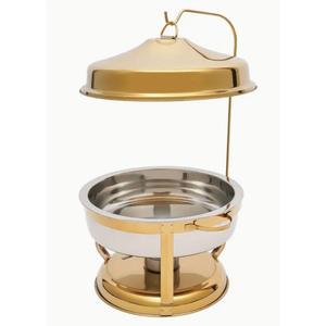 Plato de frotamiento de acero inoxidable de Metal de calidad Superior, equipo de restaurante, plato de catering para uso en fiestas de bodas - Product Image 1