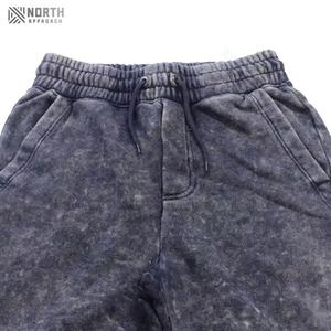 Nouveauté : Short décontracté vintage pour homme en toile délavée à l'acide, en polyester/coton, avec cordon de serrage, taille 3XL, uni, livraison rapide - Product Image 4