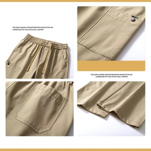 Pantalones de Forro Polar Ecológicos 100% Algodón Ligeros para Hombre, Moda de Invierno, Estilo Cargo, Casuales, Cómodos y Cálidos - Product Image 3
