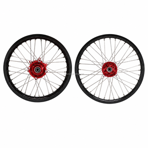 <strong>JFGRACING</strong> 21x1.6 Front 18x2.15 Rear Aluminum Wheel Set for Hondas XR250R CRF230L XR250 BAJA Motorcycle Rim Hub Spoke Assembly - Product Image 2