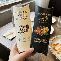 Emballages personnalisés écologiques pour restaurants halal, boîte à shawarma, boîte à kebab, boîte à grill, boîte à emporter en papier
