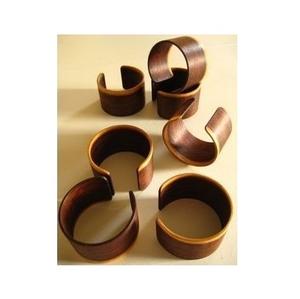 Juego de Brazaletes de Madera Artesanales de Primera Calidad, Resistentes al Agua, con Acabado Natural Liso, Accesorios de Moda Tradicionales para Mujer - Product Image 1