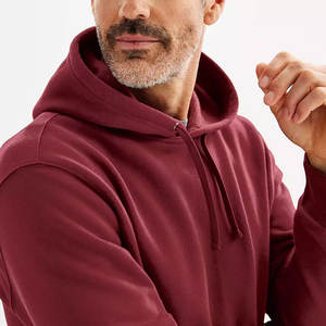 2025 Hoodie Manufacturers Wholesale Heavy Coton 60% Cotton 40% Polyester 400 Gsm With Printing Logo Cotton Blank Hoodie For Men - Product Image 4