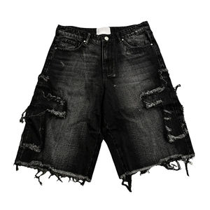 2026 HSI Tendance Personnalisée Été Fabriqué au Pakistan Qualité Supérieure Streetwear Déchiré et Vieilli Jean Baggy Pakistan - Product Image 1