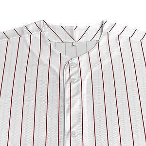 Maillot de baseball à col en V respirant imprimé par sublimation à séchage rapide, avec nom d'équipe personnalisé pour hommes, best-seller - Product Image 3