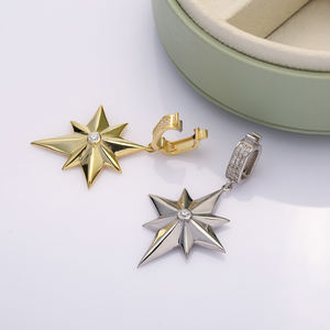 จี้รูปดาวดีไซน์ CZ สำหรับกำไลข้อมือ เครื่องประดับชั้นดี ขายส่ง เครื่องประดับทำมือ - Product Image 3