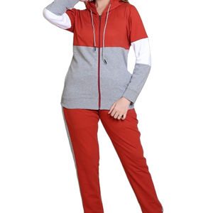 Conjunto de chándal informal de invierno personalizado para mujer más vendido Nuevo diseño de algodón hecho en precio al por mayor - Product Image 1