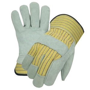 Guantes de trabajo de cuero de alta calidad hechos a medida de fábrica directa resistentes a cortes para uso informal al aire libre - Product Image 1