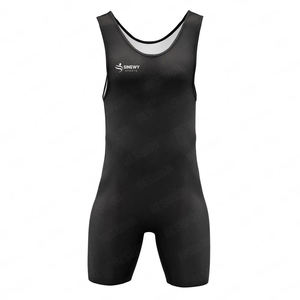 Combinaisons de lutte personnalisées de haute qualité en spandex sublimé, prix personnalisés avec design - Product Image 4