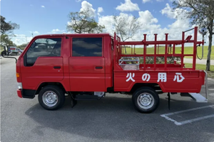 CONDUCCIÓN - VEHÍCULO USADO CON VOLANTE A LA IZQUIERDA |   CONDUCCIÓN DERECHA |   Camión de Bomberos TOYOTA HIACE Doble Cabina de 1995, 5 Velocidades - Product Image 5