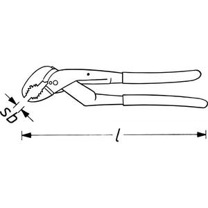 คีมอเนกประสงค์ Hazet พร้อมคันโยกปรับเร็วสำหรับงานหลากหลายประเภท - Product Image 2
