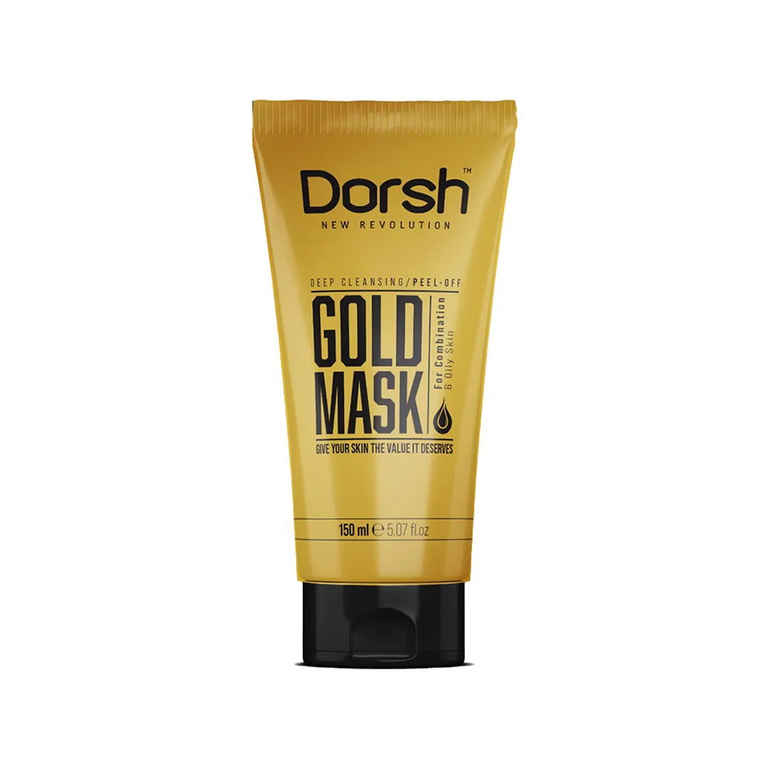 DORSH Золотая маска, 150 мл, средство для ухода за кожей лица, Отслаивание, высокое качество, сделано в Турции