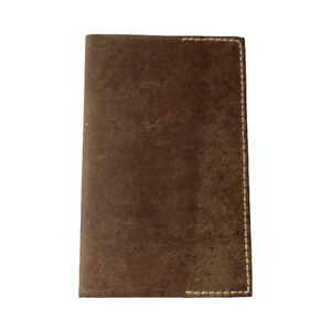 Cuaderno de Regalo de Lujo, Cuero Natural Marrón Genuino con Aspecto Envejecido y Curtido, Diario Recargable - Product Image 1