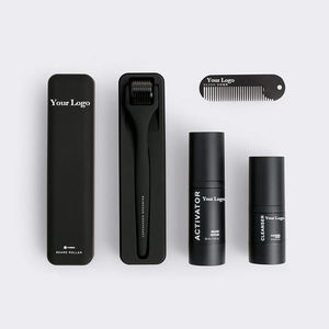 Kit de Soin de la Barbe pour Hommes en Gros d'Usine, Étiquette Privée Personnalisée, Hydratant Liquide, Kit de Nettoyage et d'Entretien avec Fonctionnalités de Croissance, Boîte Incluse - Product Image 2