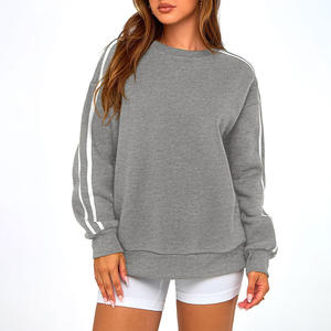 Sudadera personalizada OEM para mujer con impresión de logotipo, ajuste de tela suave y diseño de etiqueta privada para ropa informal o de gimnasia - Product Image 6